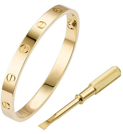 cheap knock off cartier love bracelet|cartier love bracelet dupe amazon.